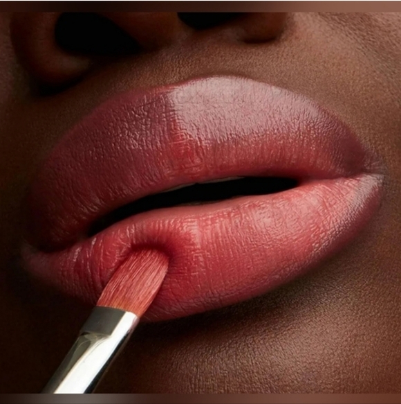 MAC Lipstick Coral pink with Zebra Print Floral Cosmetic bag - Picture 7 of 14